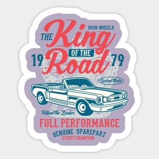 King Of The Road Sticker